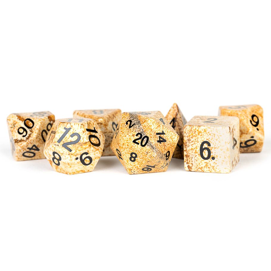 7-Set Stone Polyhedral 16mm: Mystic Mines: Jasper - Image 2