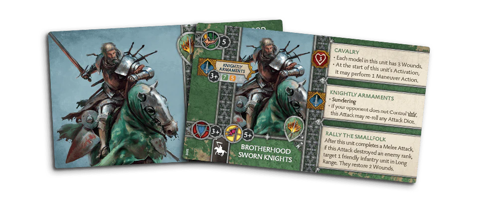 A Song of Ice and Fire: Tabletop Miniatures Game - Brotherhood Without Banners: Sworn Knights - Image 3