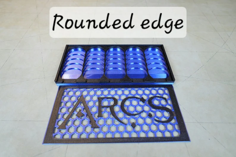 BGisGood - ARCS - Resource Token Organizer (Twilight Diamond Black + Silk Sapphire Blue) - Image 3