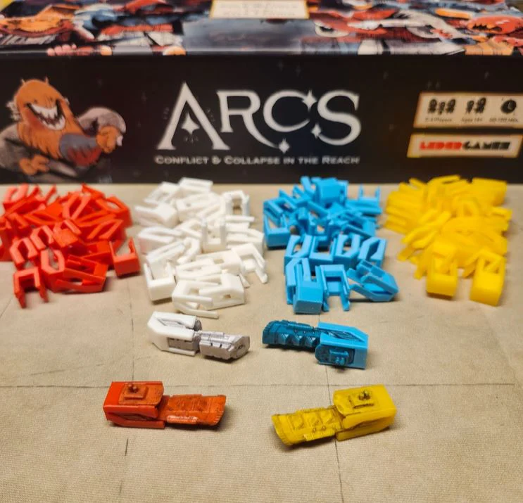 BGisGood - ARCS - Ship Miniatures Stable Cilps (4 Color) - Image 2