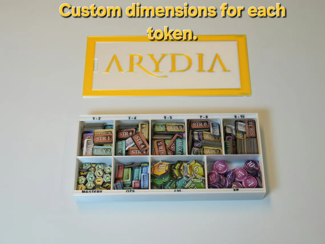 BGisGood - Arydia Map Holder Token Organizer Upgrade Insert - Image 5