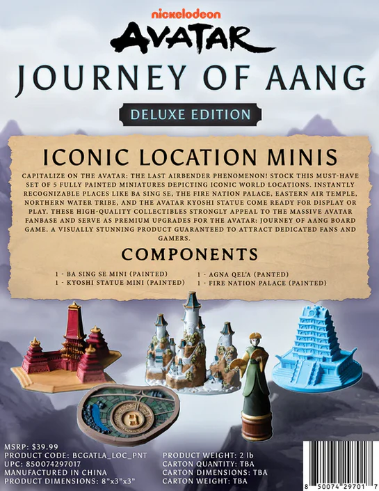Avatar: Journey of Aang - Iconic Locations Pack - Painted Miniatures *PRE-ORDER* - Image 3