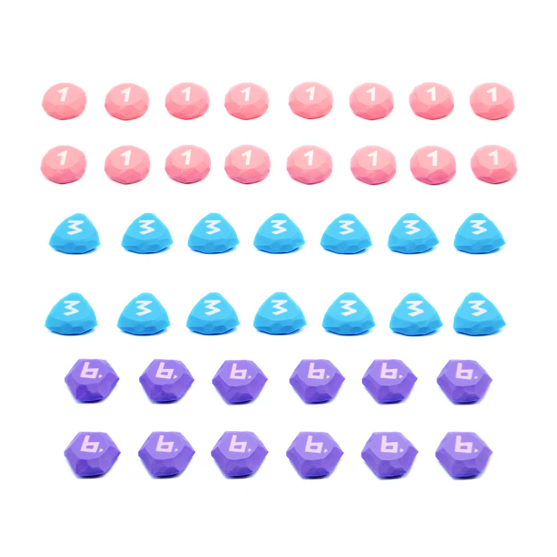 BGExpansions - The Vale of Eternity: Magic Stone Tokens / Coins (42 Pieces) - Image 3
