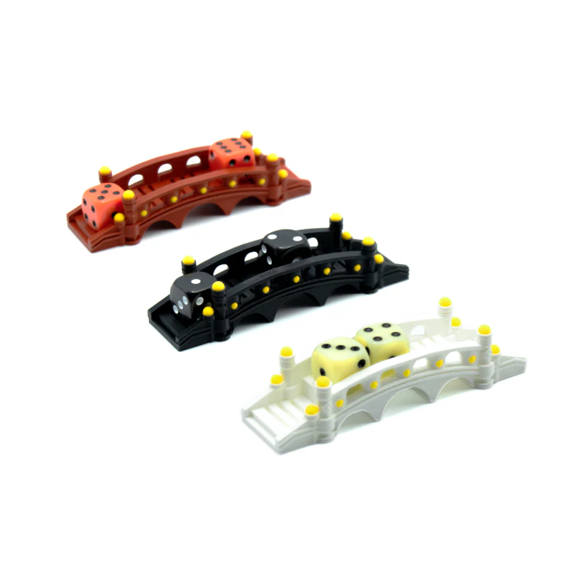BGExpansions - The White Castle For Base Game + Matcha Expansion: 3D Bridges & Round Marker Upgrade Kit (5 pieces) - Image 6