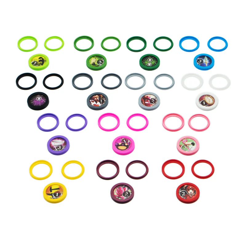 BGExpansions - Wonderland's War: Chip Protectors / Token Shields (258 Pieces) - Image 2