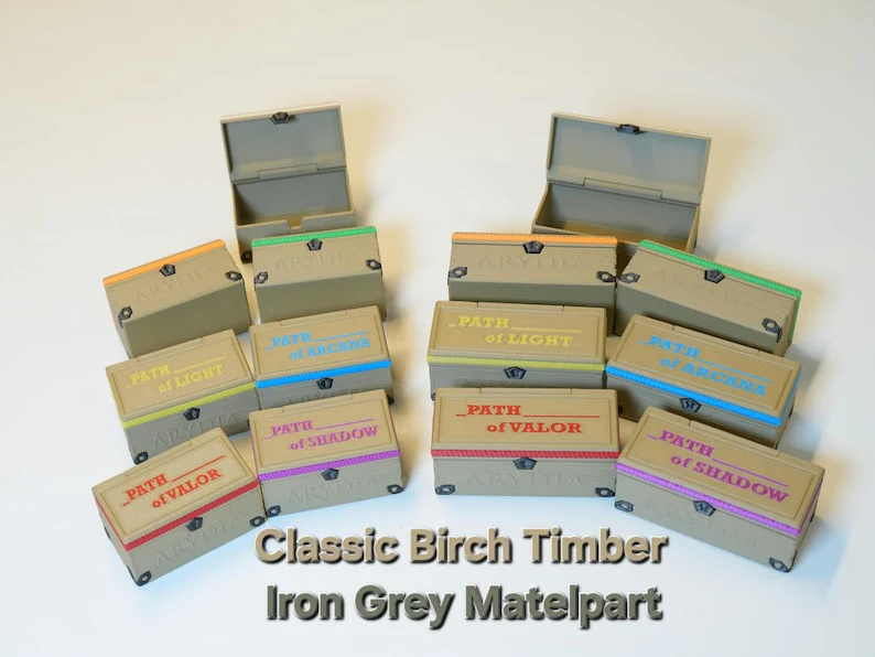 BGisGood - Arydia Wooden Treasure Chests - Game Upgrade Standary-Sized Version ( All Color - 21 Pieces) - Image 2