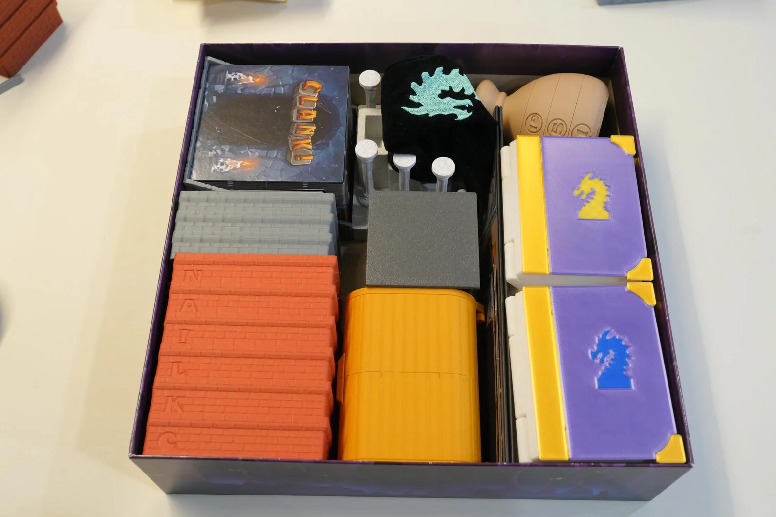 BGisGood - Clanks! Catacombs Board Game Thematic Token Organizer Insert - All pieces - All Set 4 Players Slot - Image 10