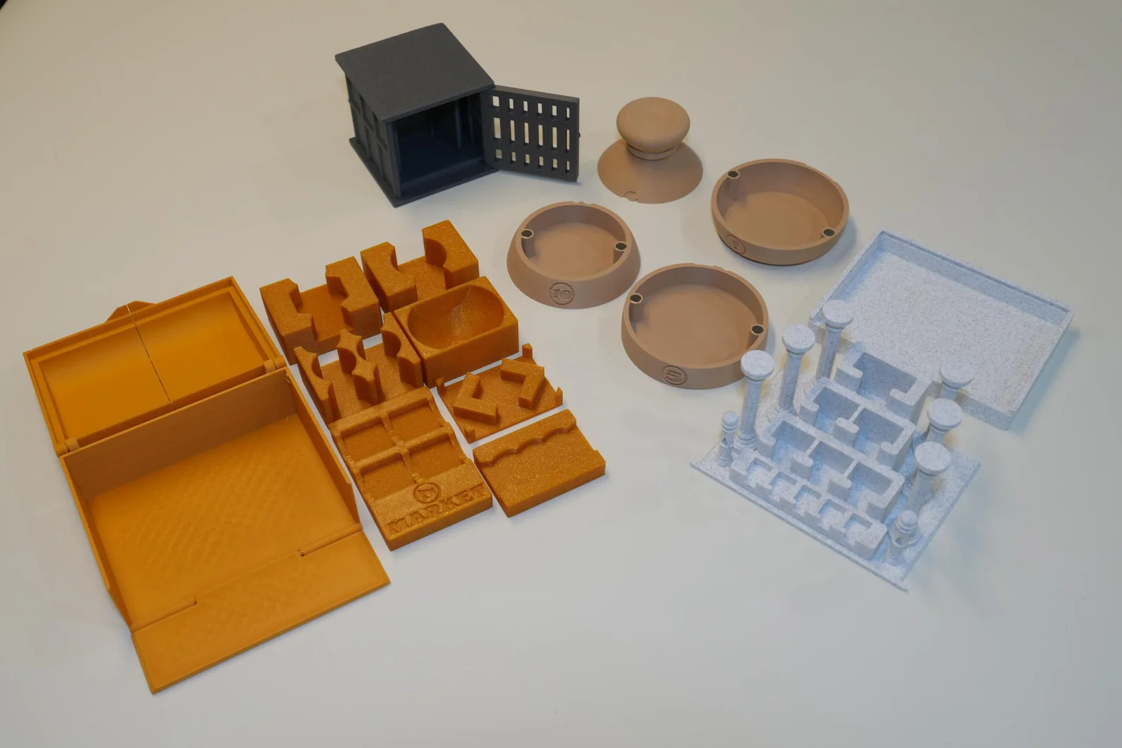 BGisGood - Clanks! Catacombs Board Game Thematic Token Organizer Insert - All pieces - All Set 4 Players Slot - Image 2