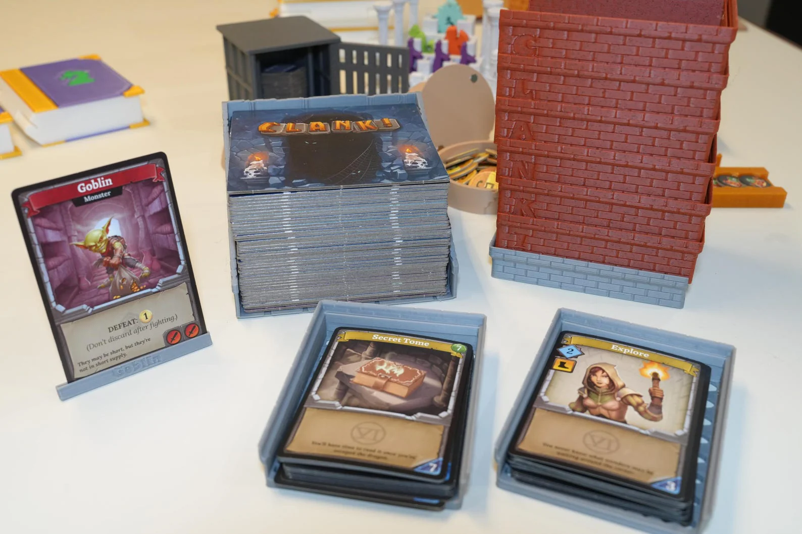 BGisGood - Clanks! Catacombs Board Game Thematic Token Organizer Insert - All pieces - All Set 4 Players Slot - Image 6