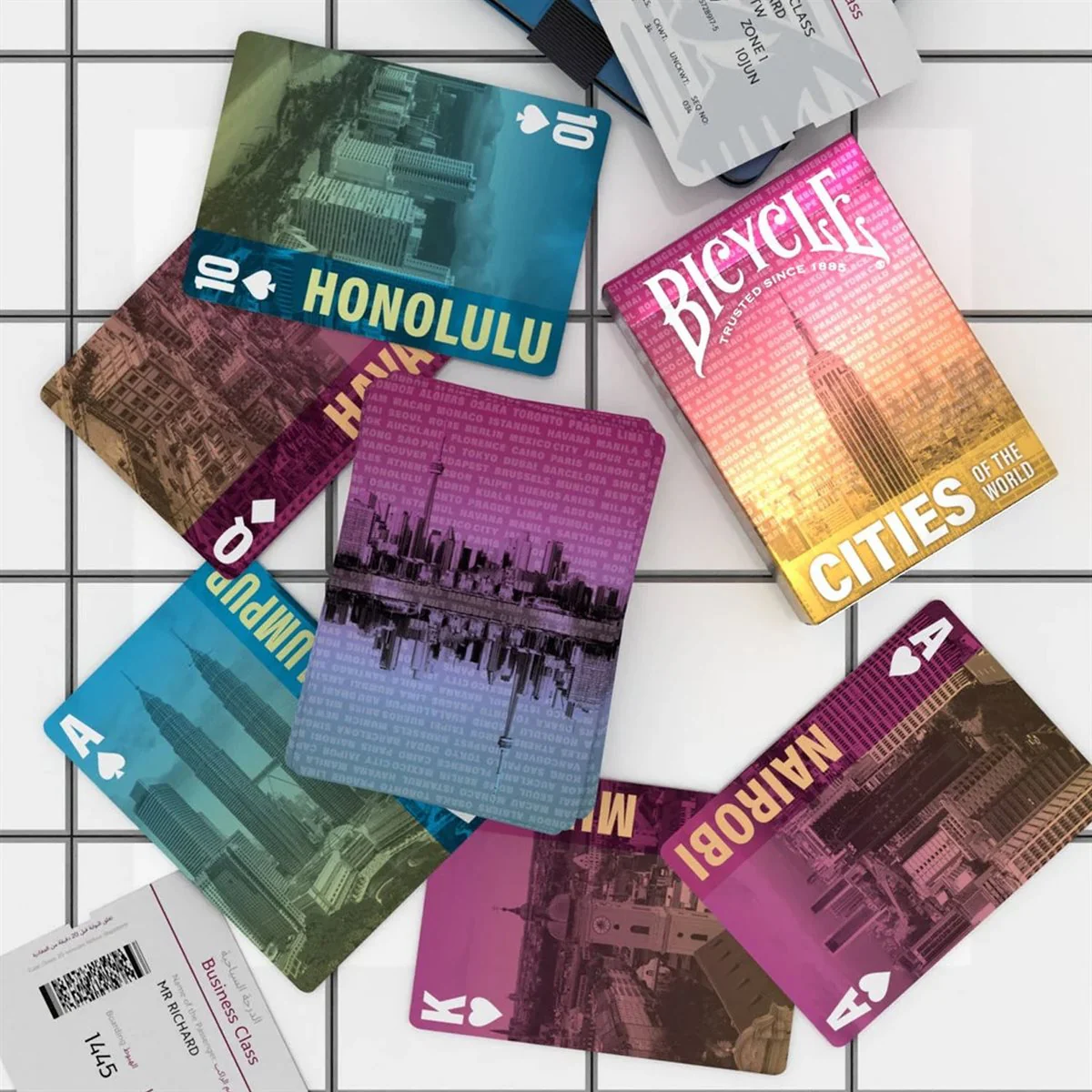 Bicycle Playing Cards - Cities of the World - Image 4