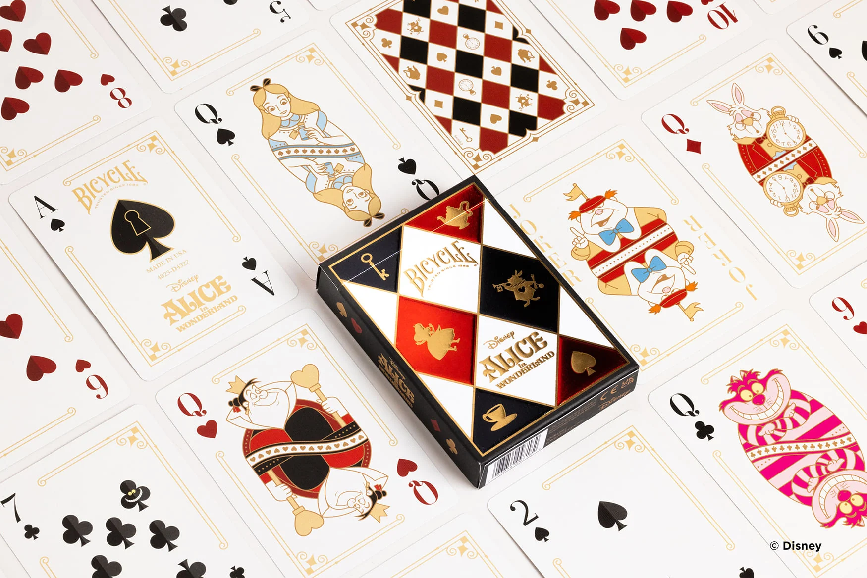 Bicycle Playing Cards - Disney Alice in Wonderland - Image 2