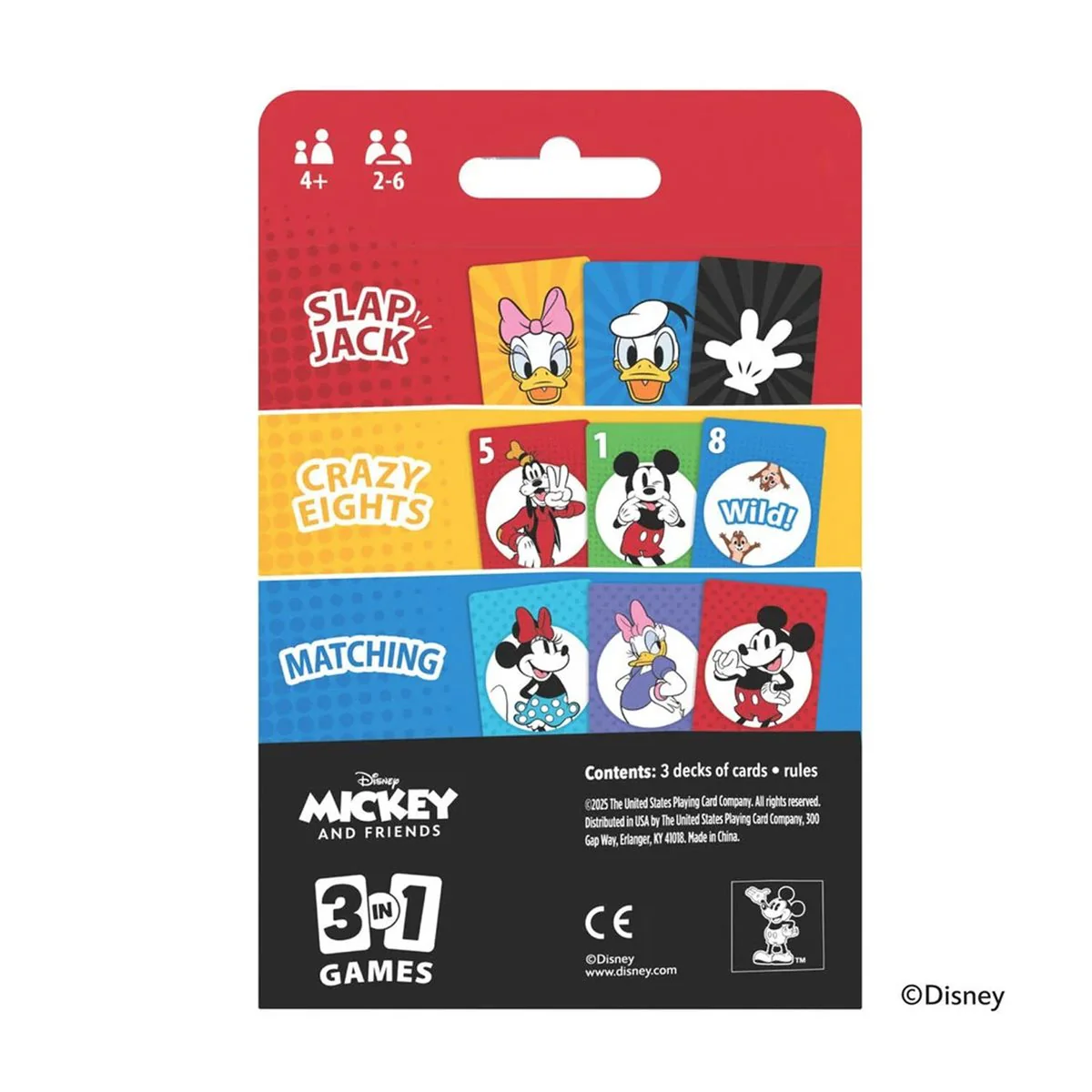 Bicycle Playing Cards - Disney: Mickey and Friends 3-in-1 Games - Image 2