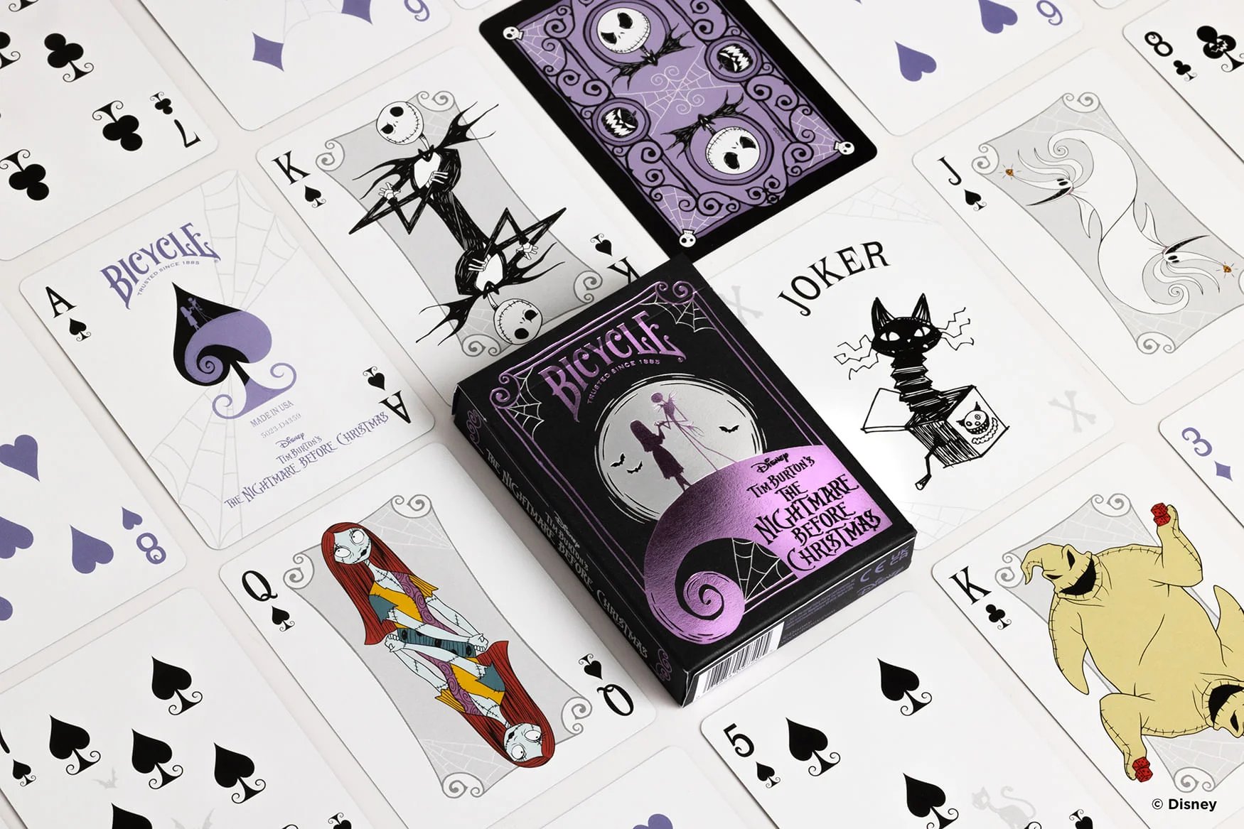 Bicycle Playing Cards - Disney Tim Burton's Nightmare Before Christmas - Image 2
