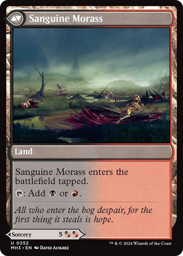 Bloodsoaked Insight // Sanguine Morass (MH3-252) - Modern Horizons 3 Foil [Uncommon] - Image 2