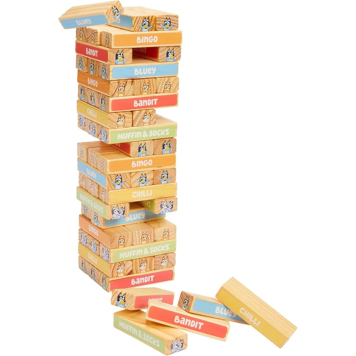 Bluey: Wooden Tumbling Tower - Image 2