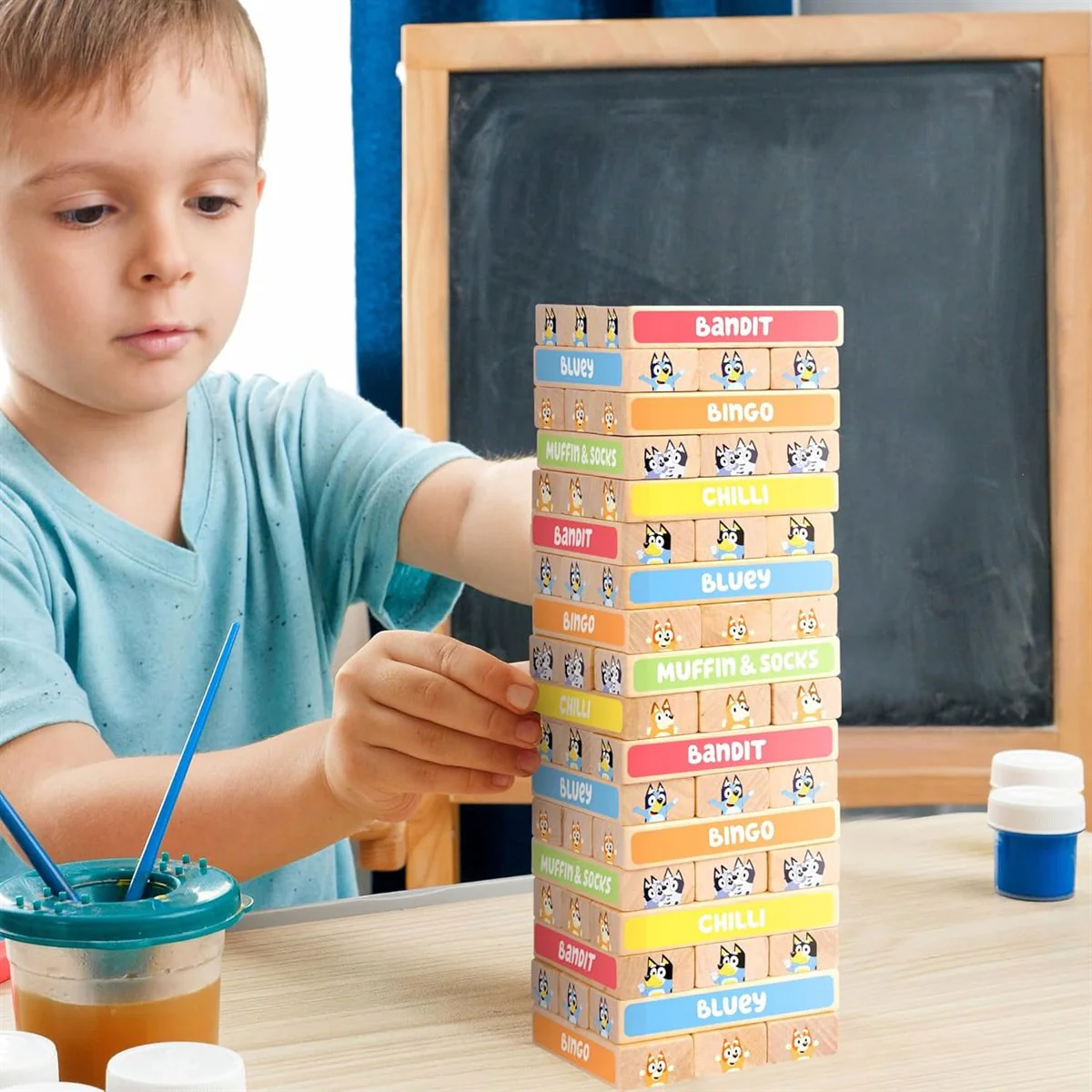 Bluey: Wooden Tumbling Tower - Image 3