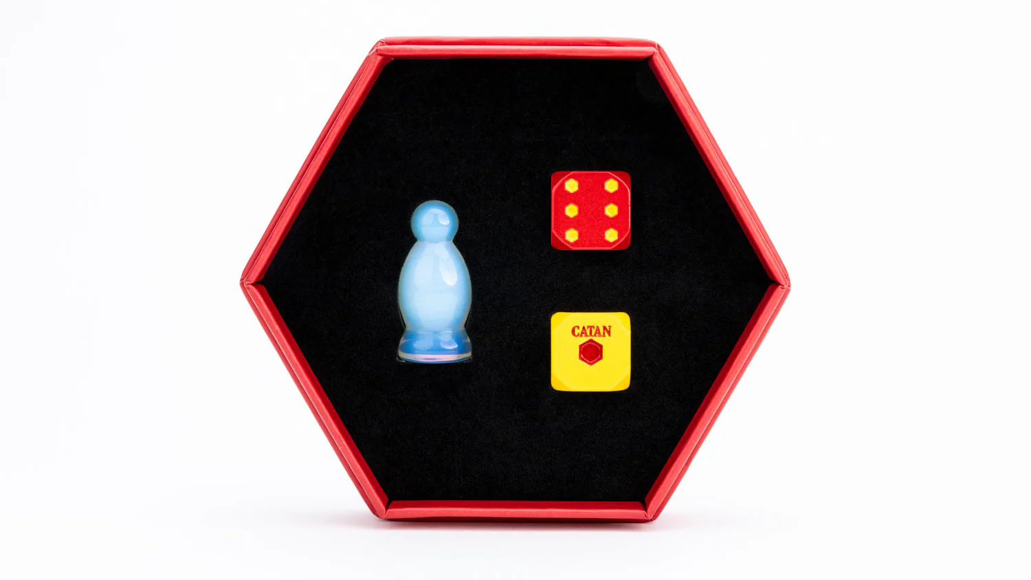 CATAN® Premium Robber & Metal Dice Set- Opalite - Image 4