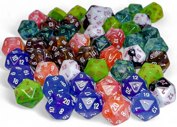 Chessex - Dice Menagerie: #11 D20 Bag (50) - Image 2