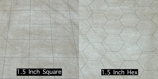 Chessex - Reversible Battlemat 1½" Squares & Hexes - 23.5"x26" - Image 2
