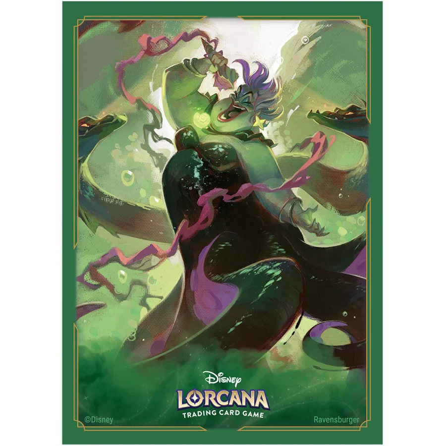 Disney Lorcana Set 7 - Archazia’s Island - Card Sleeves (Ursula) (65ct) - Image 2
