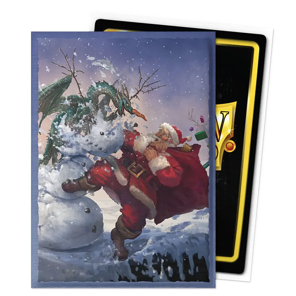 Dragon Shield - Limited Edition Brushed Art Sleeves: Christmas 2025 (100ct) - Image 2