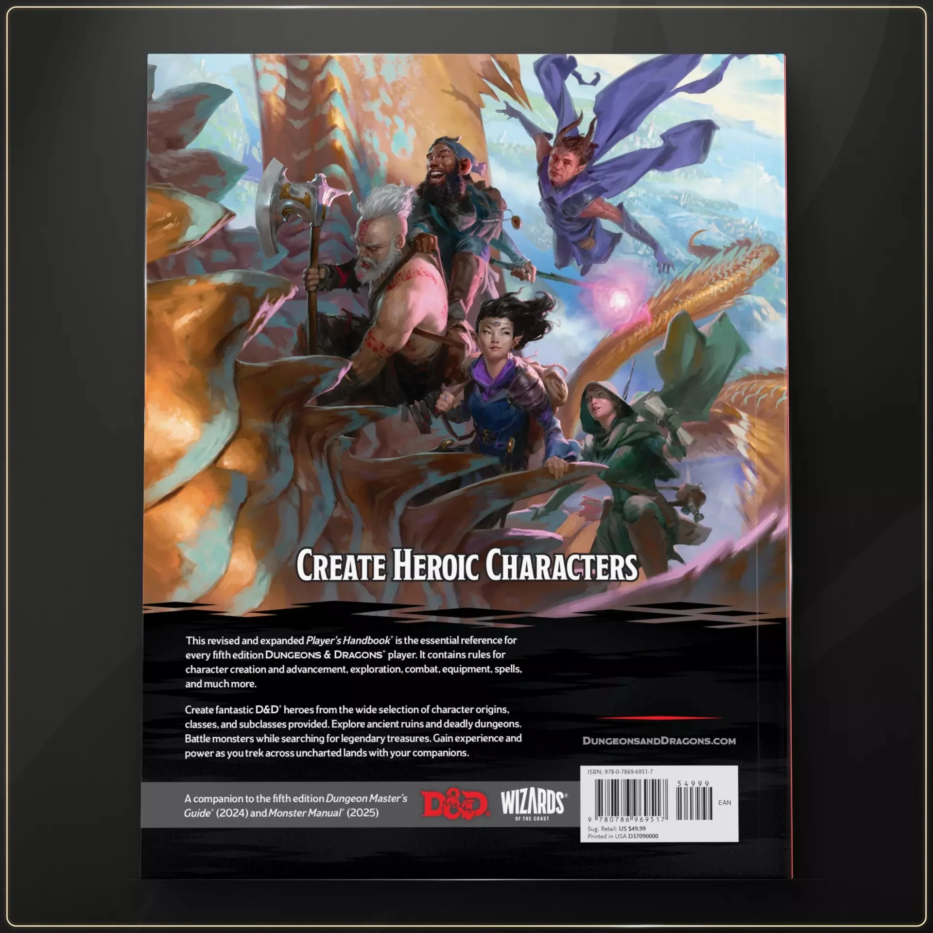 Dungeons & Dragons 5th Edition: Player's Handbook 2024 (Regular Cover) (Book) - Image 2
