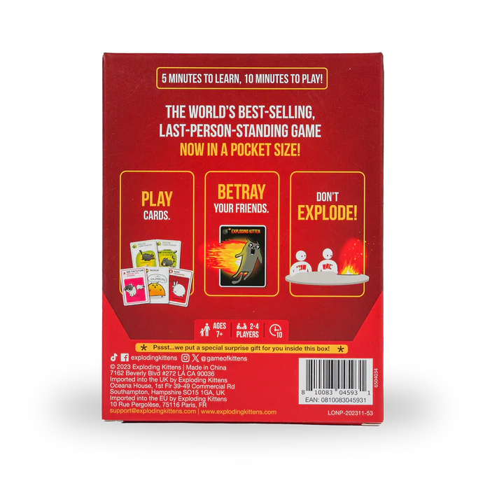 Exploding Kittens Original: Grab & Game Edition - Image 2