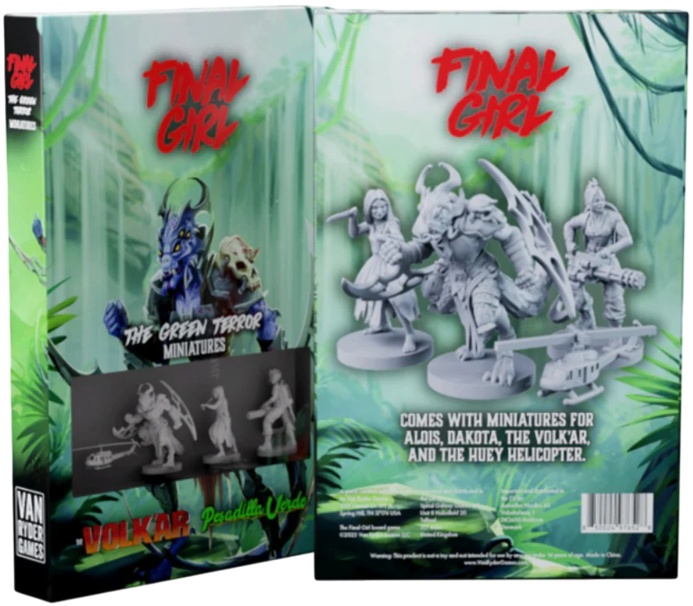 Final Girl: The Green Terror Miniatures