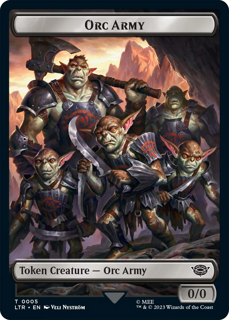Food (10) // Orc Army (05) Double-Sided Token [The Lord of the Rings: Tales of Middle-Earth Tokens] - Image 2