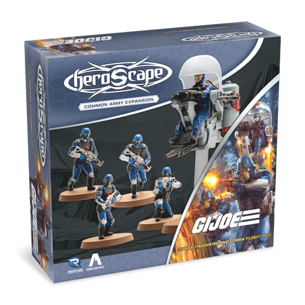 G.I. JOE Heroscape: COBRA Troopers & COBRA Flight Pod Common Army Expansion