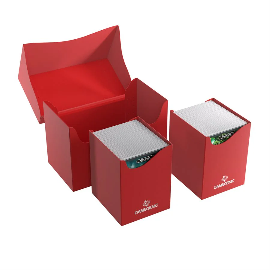 Gamegenic: Double Deck Holder - 200+ XL: Red (200ct) - Image 2
