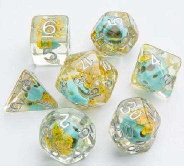Gamegenic: Embraced Series: Green Skull Dice Set (7pcs) - Image 2
