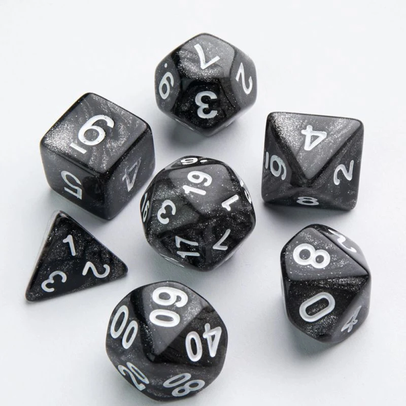 Gamegenic: Galaxy Series: Moon Dice Set (7pcs) - Image 2