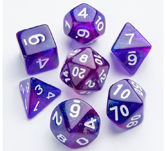 Gamegenic: Galaxy Series: Nebula Dice Set (7pcs) - Image 2