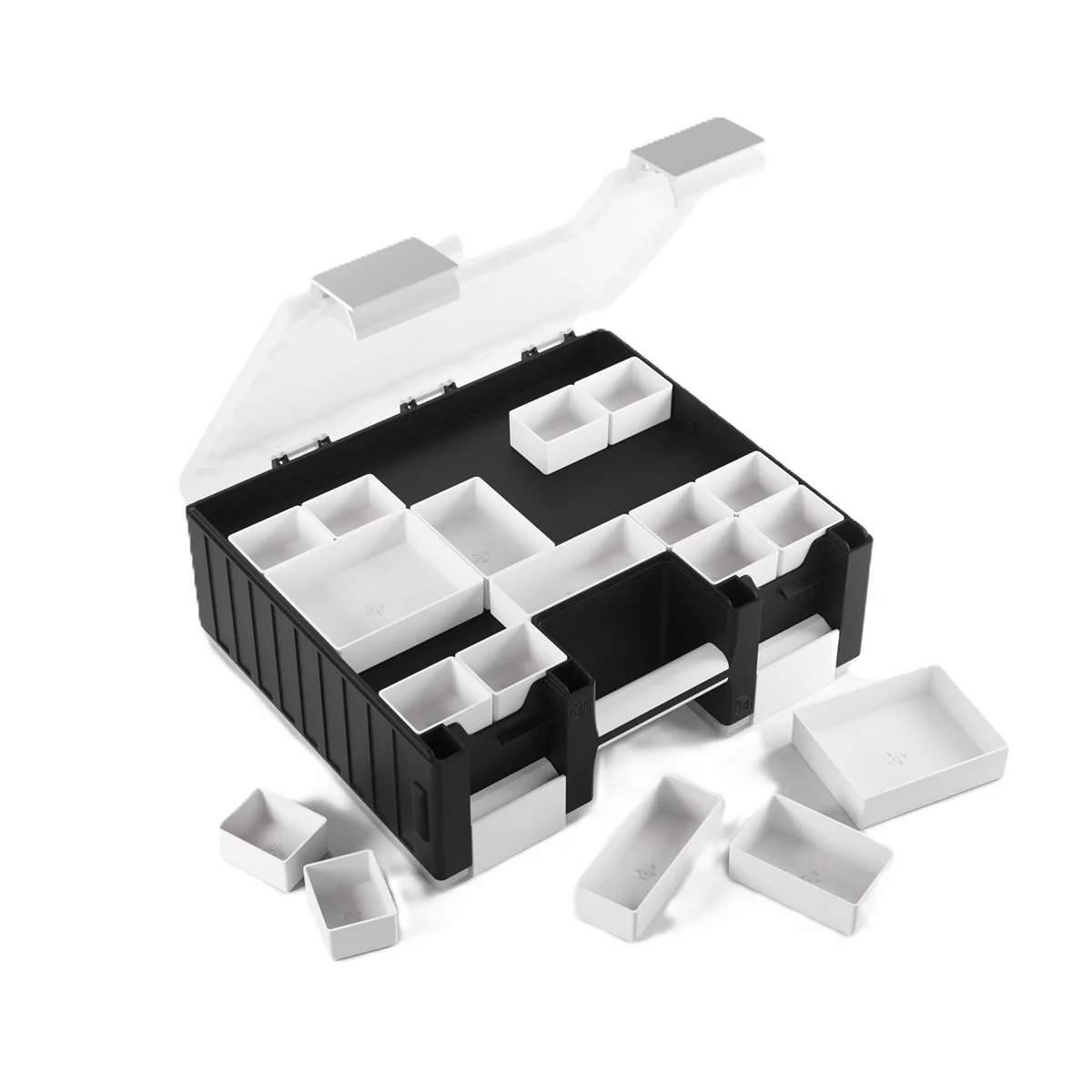 Gamegenic:Game Castle Storage - Black/White/Clear - Image 2