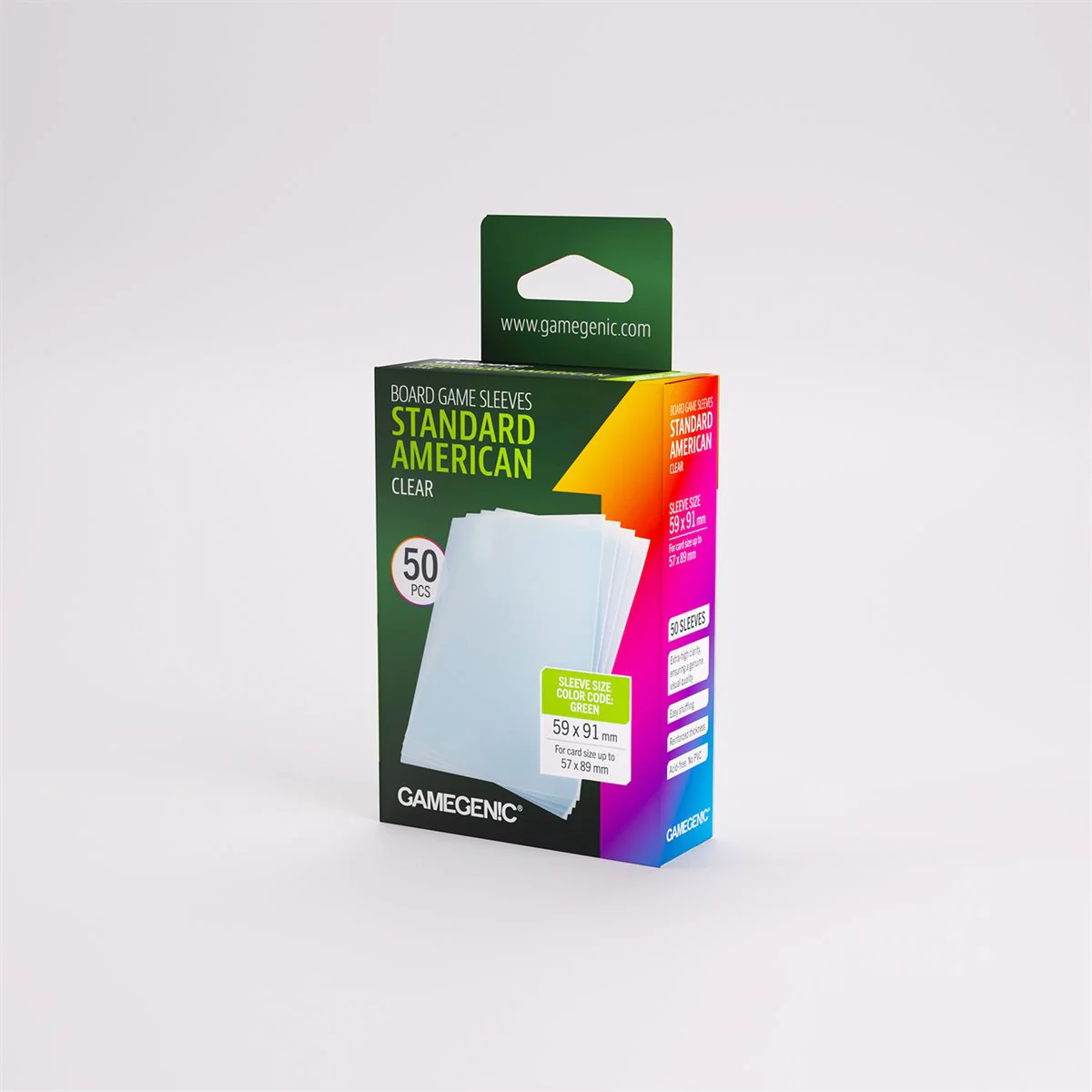 Gamegenic - Prime Standard American-Sized Sleeves (50ct) (Repackaging) - Image 2