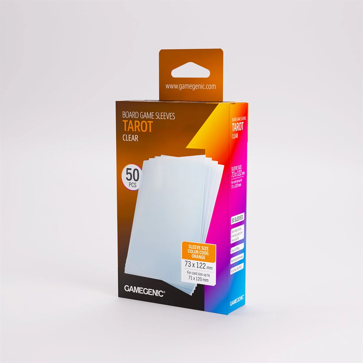 Gamegenic - Prime Tarot-Sized Sleeves (50ct) (Repackaging) - Image 2