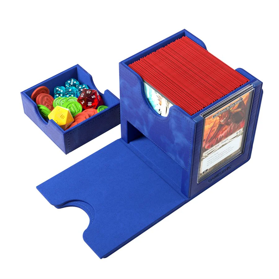 Gamegenic: Sidekick Pro XL Deck Box - Blue (100ct) - Image 4