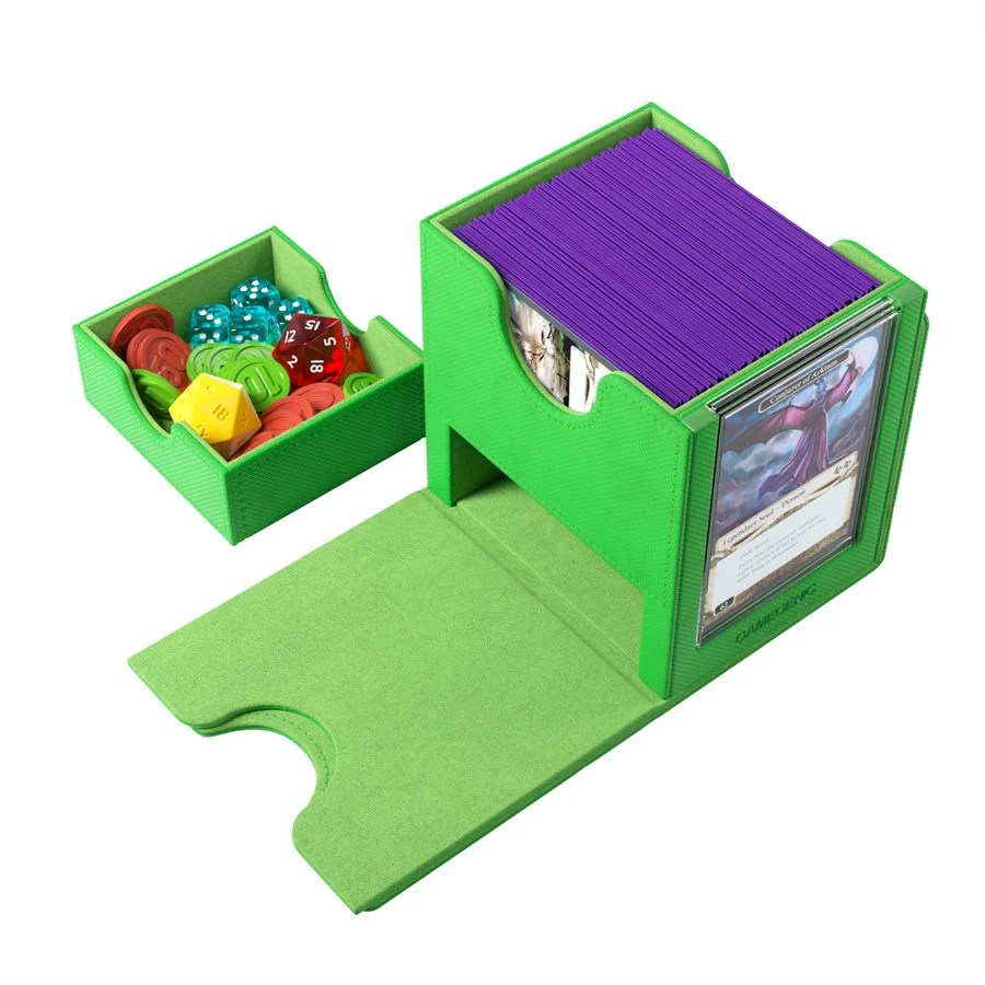 Gamegenic: Sidekick Pro XL Deck Box - Green (100ct) - Image 4