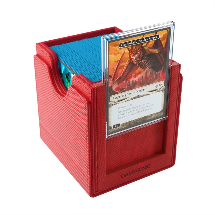 Gamegenic: Sidekick Pro XL Deck Box - Red (100ct) - Image 2