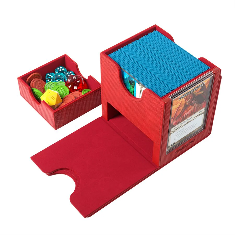 Gamegenic: Sidekick Pro XL Deck Box - Red (100ct) - Image 4