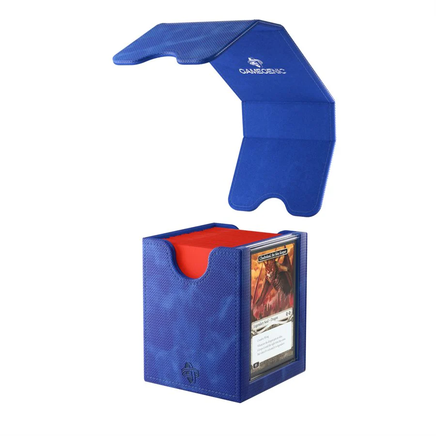 Gamegenic: Squire Plus XL Deck Box - Blue (100ct) - Image 2