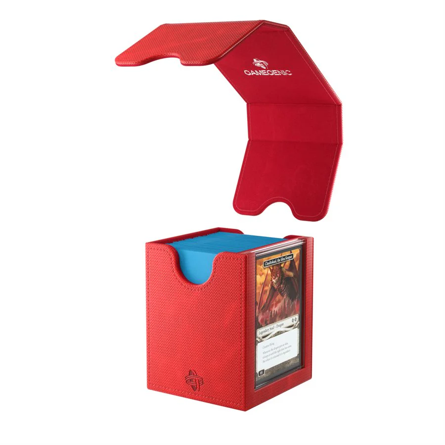 Gamegenic: Squire Plus XL Deck Box - Red (100ct) - Image 2