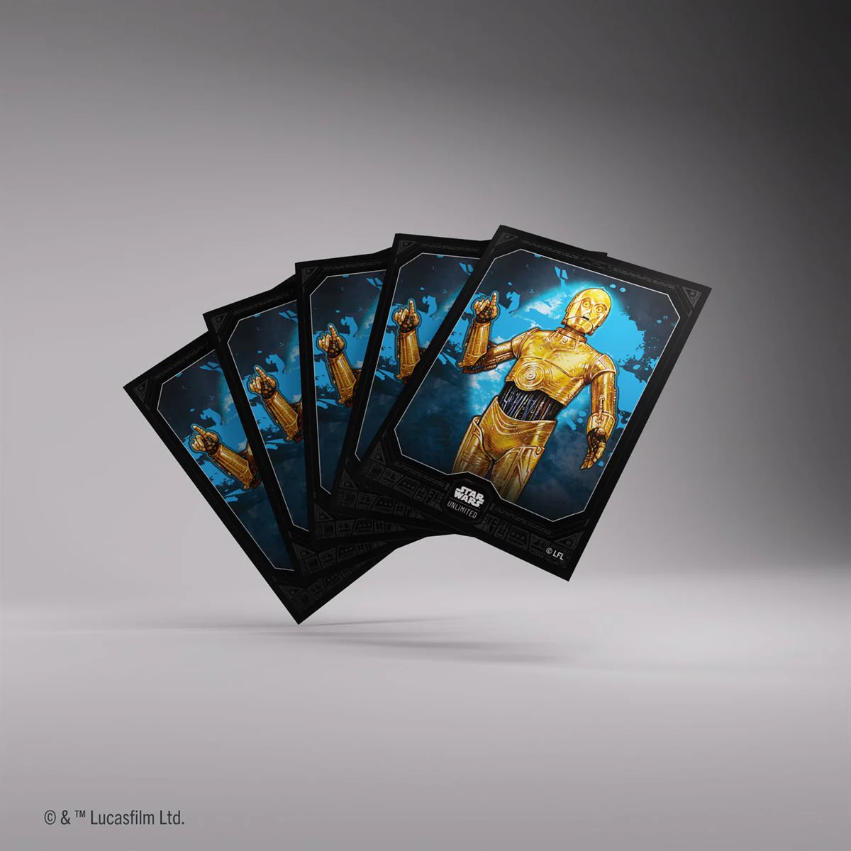 Gamegenic - Star Wars: Unlimited - A Lawless Time - Art Sleeve: C-3PO (60ct) - Image 2