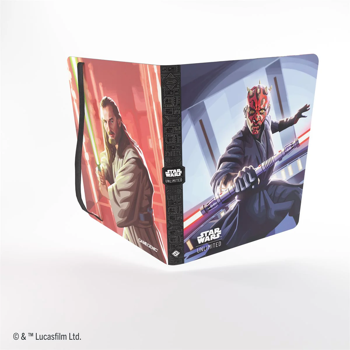 Gamegenic - Star Wars: Unlimited - A Lawless Time Binder 18-Pocket  Album: Qui-Gon Jinn & Darth Maul - Image 3