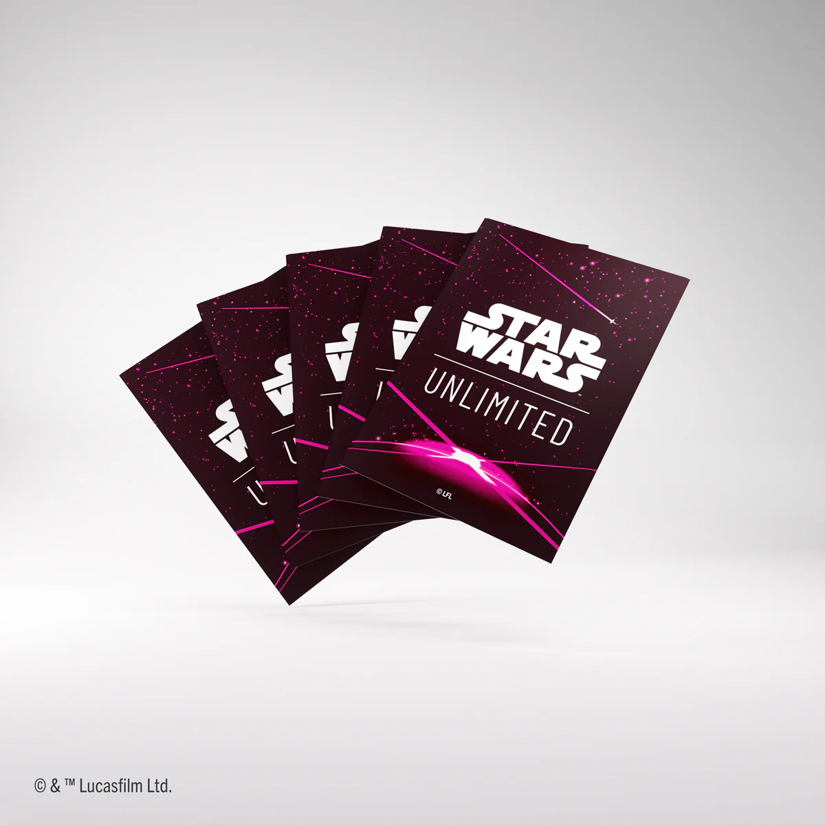 Gamegenic: Star Wars: Unlimited Art Sleeves: Card Back Magenta (60ct) - Image 2