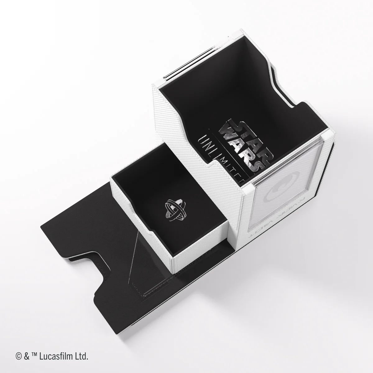 Gamegenic: Star Wars: Unlimited Twin Suns Deck Pod: White / Black - Image 2