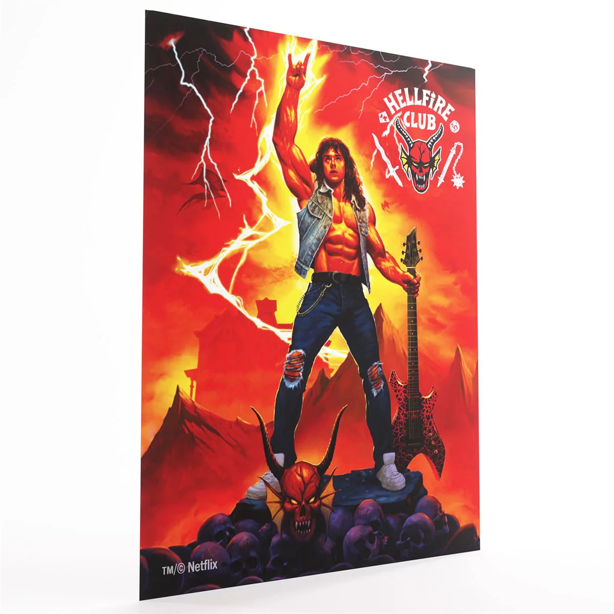 Gamegenic: Stranger Things: Hellfire Club Art Sleeves: Eddie Munson (50ct) - Image 3