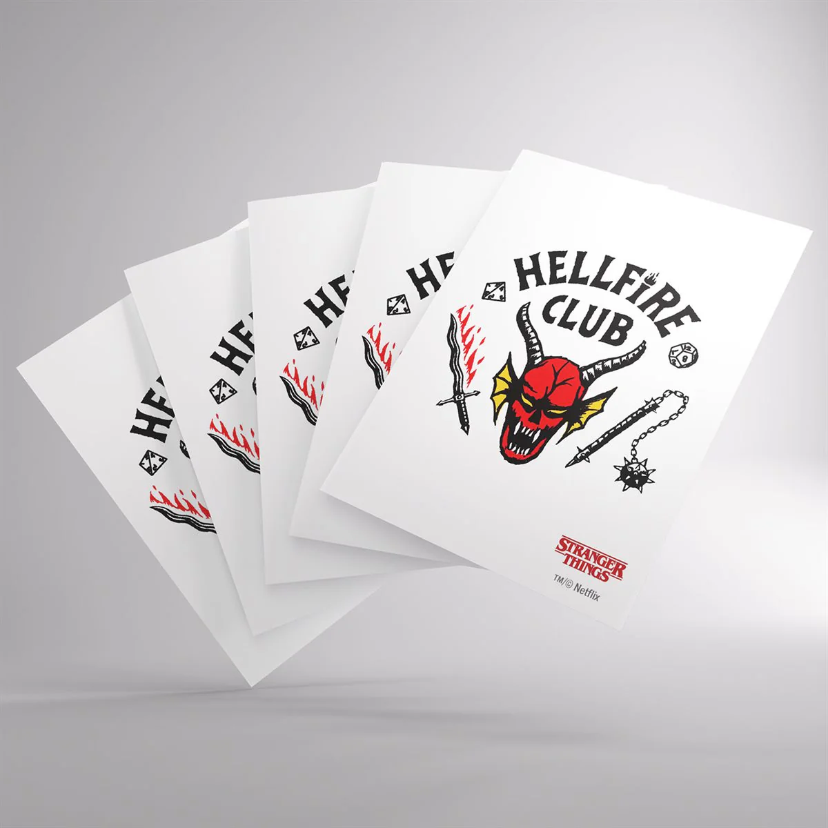 Gamegenic: Stranger Things: Hellfire Club Art Sleeves: Hellfire Club (50ct) - Image 2