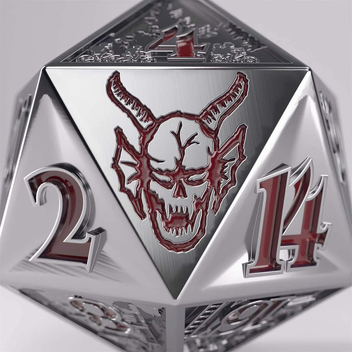 Gamegenic: Stranger Things - Hellfire Club Premium Metal D20 Die - Image 5
